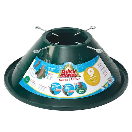 Emsco Group 9 Poly Tree Stand, Fast Setup, Holds 9ft Tree with 5in Trunk, Holds .75 Gallons 1500-1